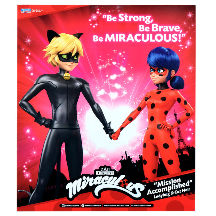 Miraculous Buburuza | Set Ladybug si Cat Noir | 30 cm